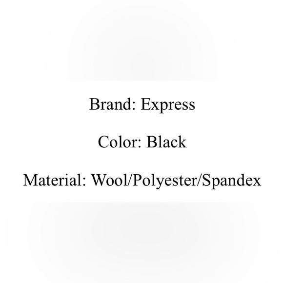 NEW EXPRESS X SIMON SPURR BLACK NOTCH SCULPTED LAPEL BLAZER SIZE 6 - Picture 3 of 3